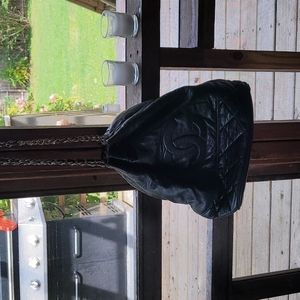 Vintage Chanel bag with chain shoulder strap